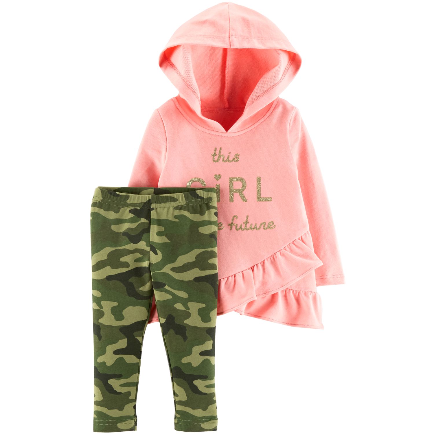 baby girl camo leggings