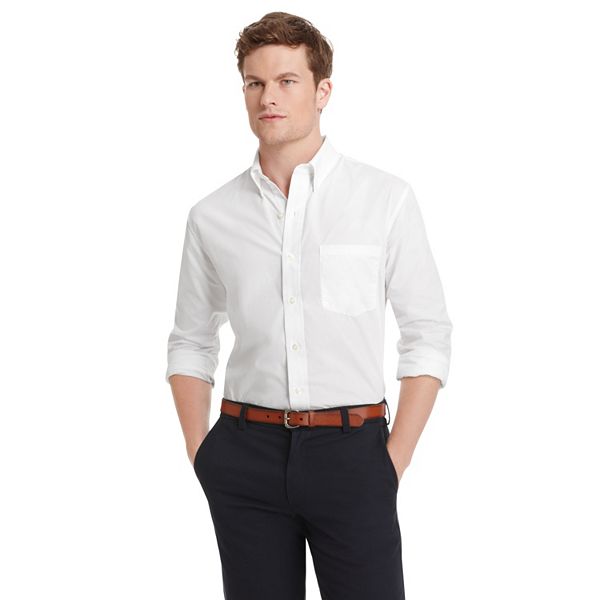 Men's IZOD Basic Essential Button-Down Shirt