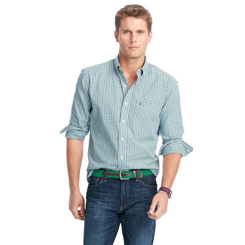 UPC 014056123811 product image for IZOD Checked Casual Button-Down Shirt - Men | upcitemdb.com