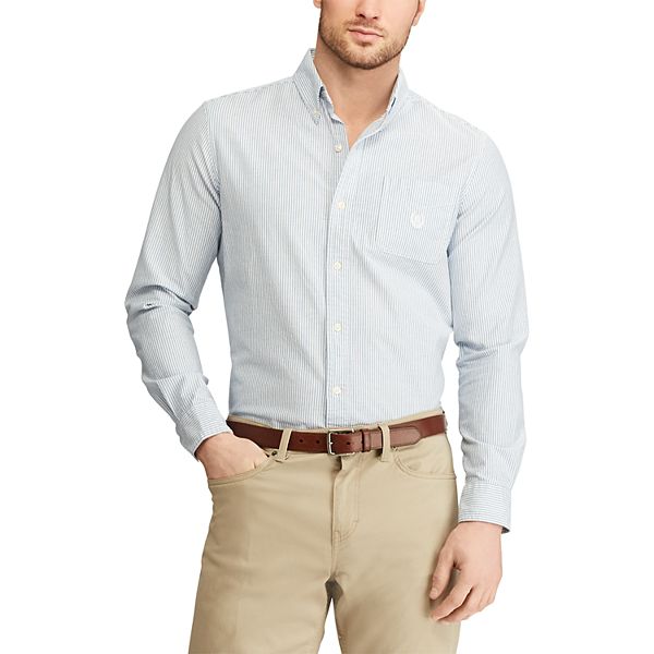 Men's Chaps Classic-Fit Stretch Oxford Button-Down Shirt