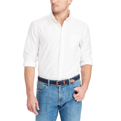 Men's Chaps ClassicFit Stretch Oxford ButtonDown Shirt