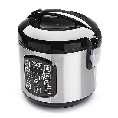 AROMA® 8-Cup (Cooked) / 2Qt. Digital Rice & Grain Multicooker