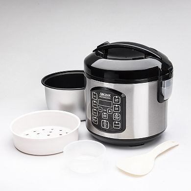 AROMA® 8-Cup (Cooked) / 2Qt. Digital Rice & Grain Multicooker