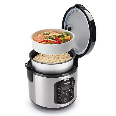 AROMA® 8-Cup (Cooked) / 2Qt. Digital Rice & Grain Multicooker