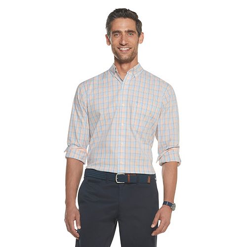 Men's IZOD Sportswear Premium Essentials Plaid Button-Down Shirt