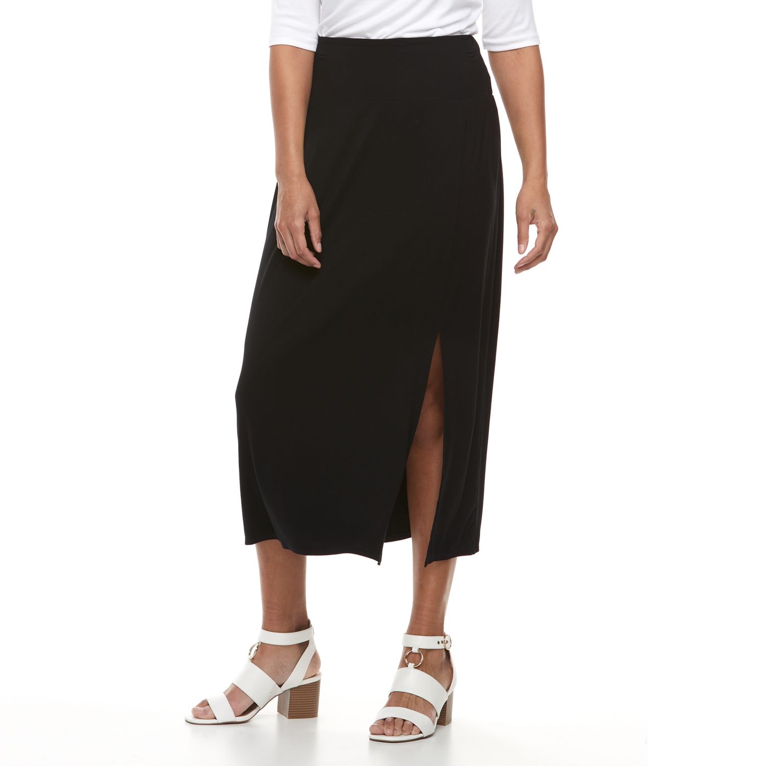 tummy control maxi skirt