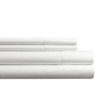 Pointehaven 525 Thread Count Cotton Sateen Sheet Set or Pillowcase Pair