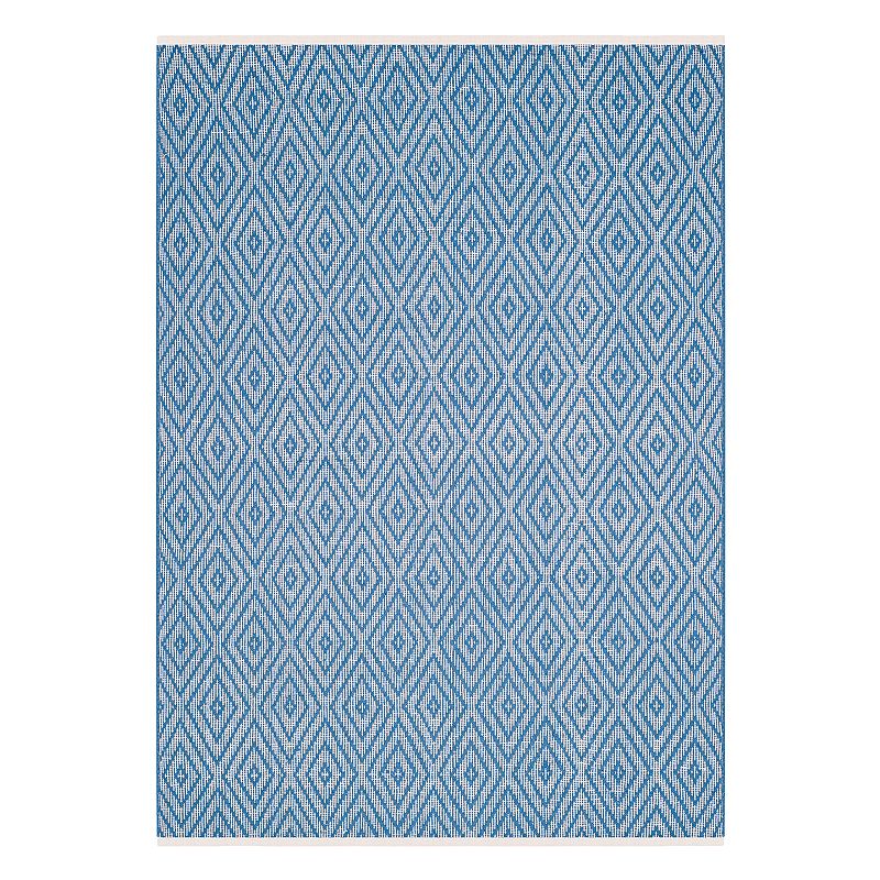 Safavieh Montauk Lennon Diamond Geometric Rug, Blue, 8X10 Ft