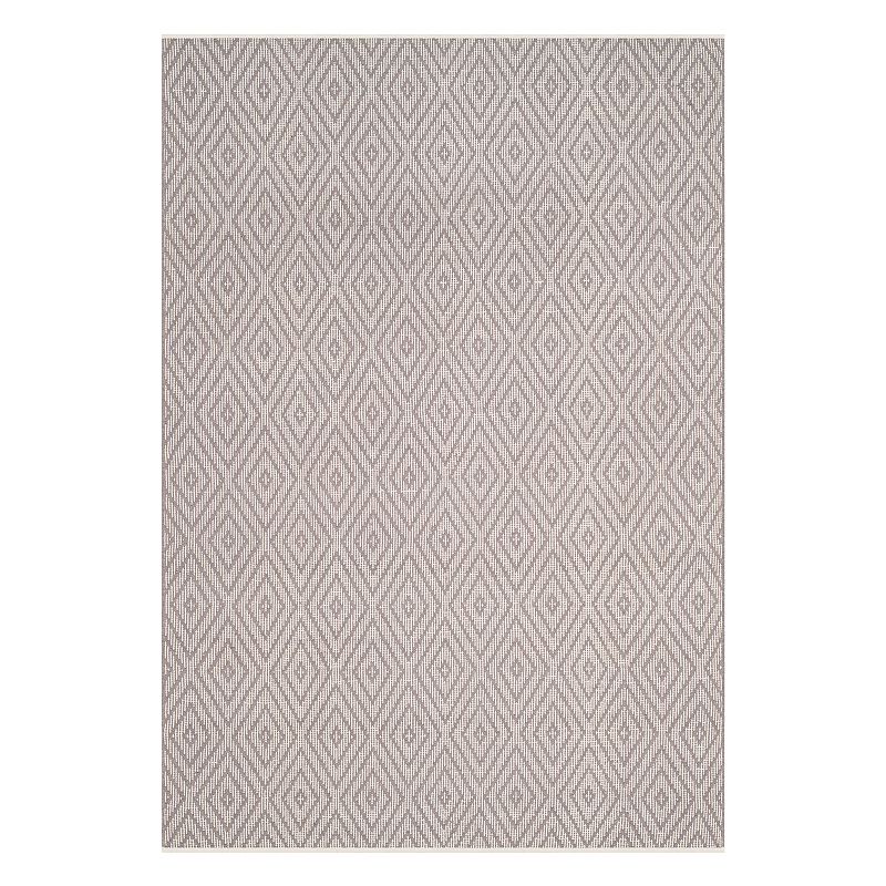 Safavieh Montauk Lennon Diamond Geometric Rug, Grey, 6FT Sq