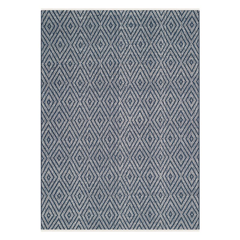 Safavieh Montauk Lennon Diamond Geometric Rug, Blue, 4X6 Ft