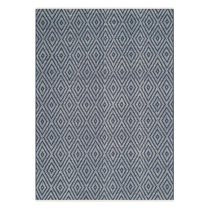 Safavieh Montauk Lennon Diamond Geometric Rug, Blue, 8X10 Ft