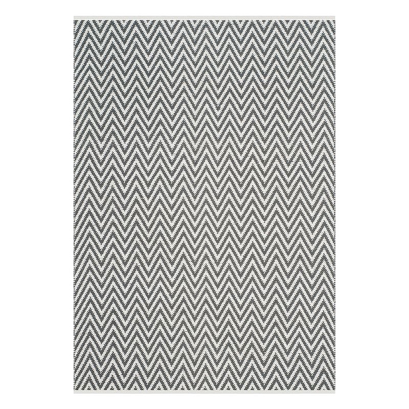 Safavieh Montauk Flynn Chevron Rug, Grey, 5X8 Ft