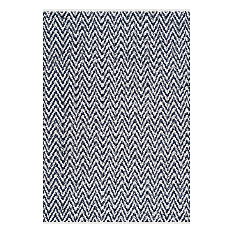 Safavieh Montauk Flynn Chevron Rug, Blue, 5X8 Ft