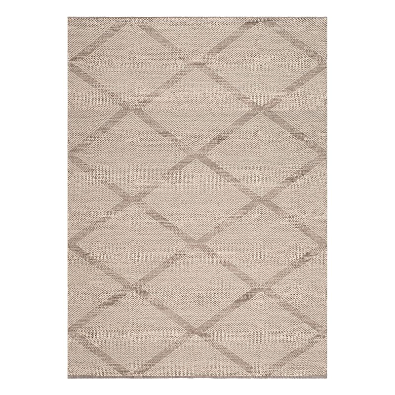 Safavieh Montauk Garner Lattice Rug, Grey, 6FT Sq