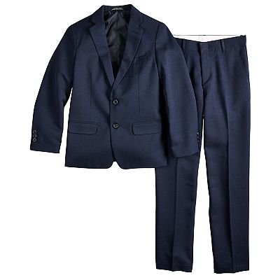 Boys 8 18 Van Heusen Solid 2 Piece Suit Set