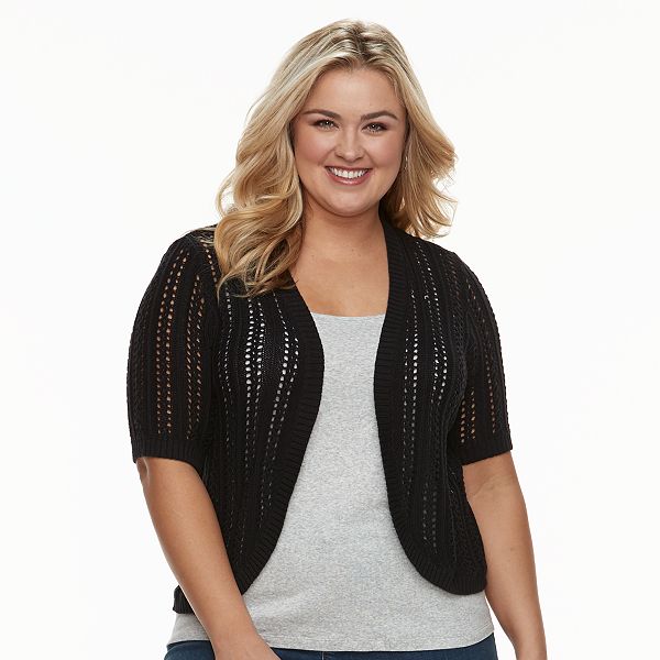 Kohls womens deals black cardigan