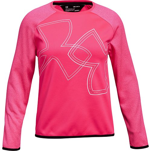 Girls 7-16 Under Armour Armour FleeceÂ® Long Sleeve Crew Tee