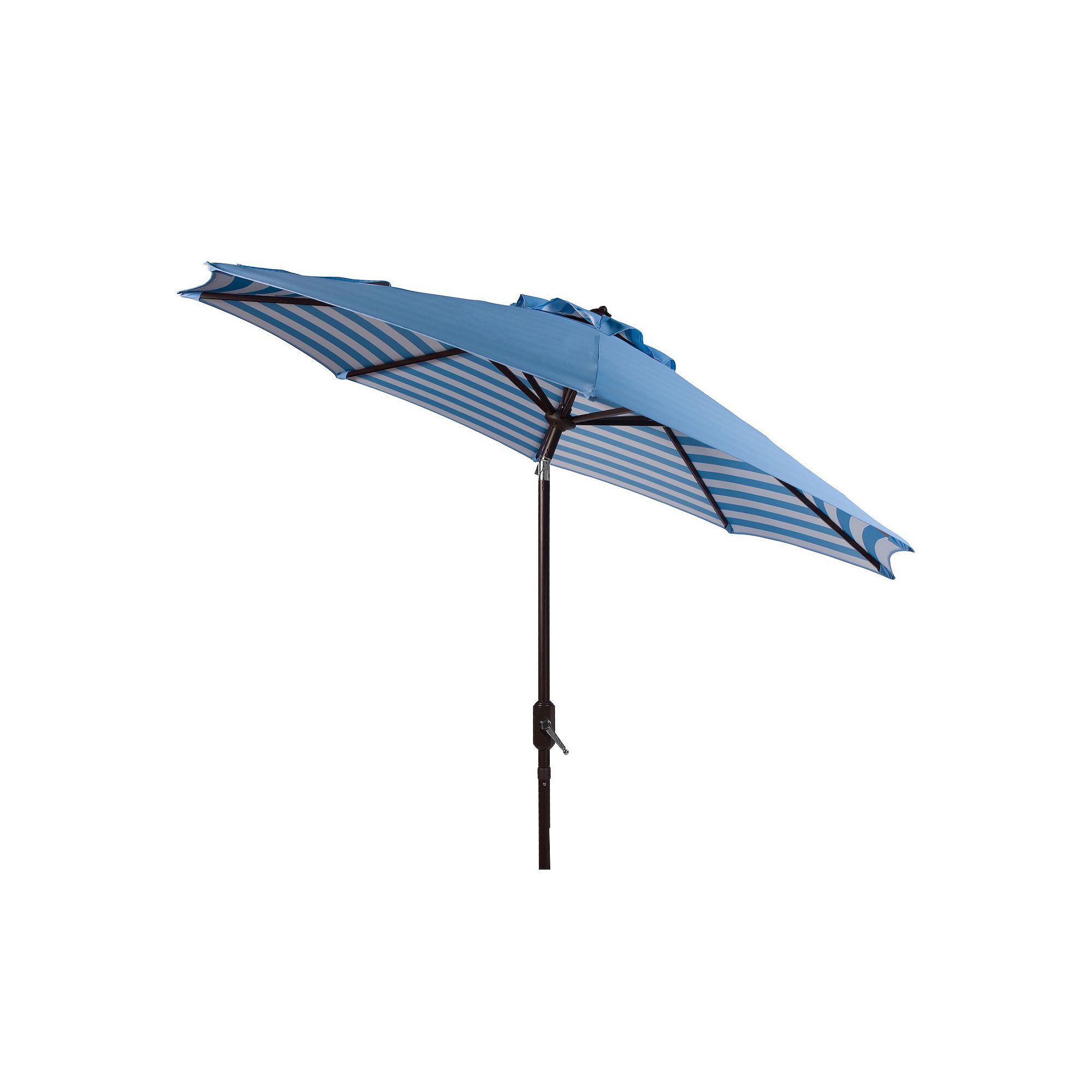 Safavieh 9-ft. Striped Outdoor Patio Umbrella, Blue
