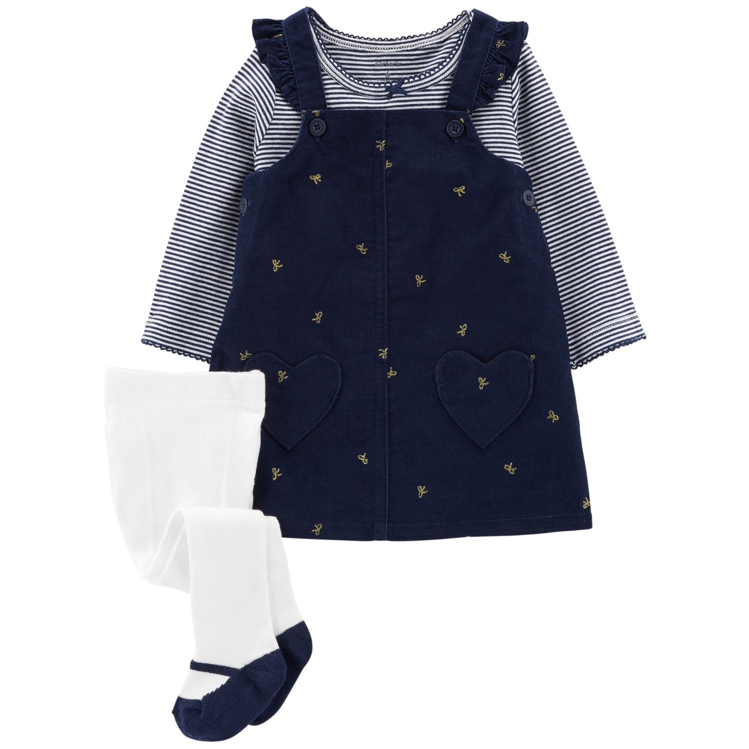 carters baby girl tights
