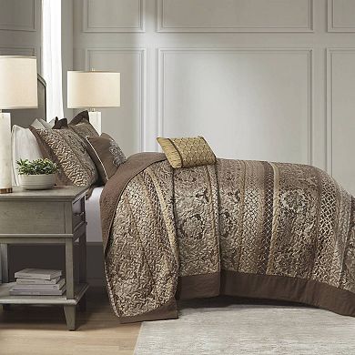 Madison Park Venetian 5-piece Jacquard Bedspread Set