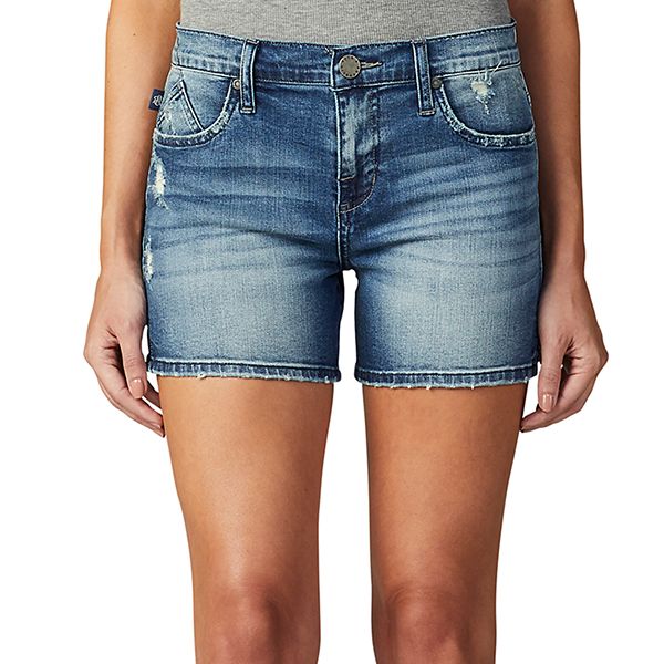 Womens jean hot sale shorts kohls