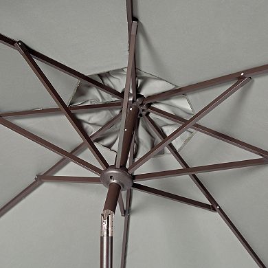 Safavieh 9-ft. Fringe Trim Outdoor Patio Umbrella