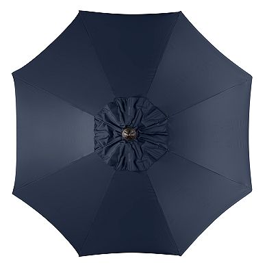 Safavieh 9-ft. Scalloped Trim Patio Umbrella