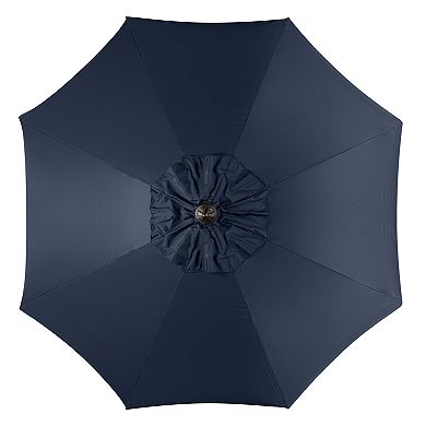 Safavieh 9-ft. Scalloped Trim Patio Umbrella 