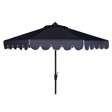 Safavieh 9-ft. Scalloped Trim Patio Umbrella