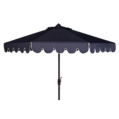 Safavieh 9-ft. Scalloped Trim Patio Umbrella 