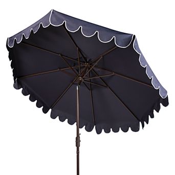 Safavieh 9-ft. Scalloped Trim Patio Umbrella
