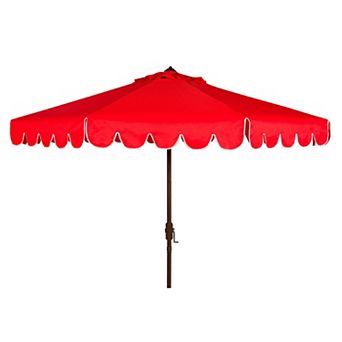 Safavieh 9-ft. Scalloped Trim Patio Umbrella