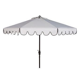 Safavieh 9-ft. Scalloped Trim Patio Umbrella