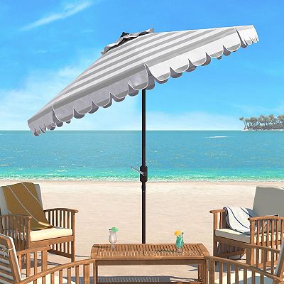 7 foot striped patio umbrella kohl's Best Choice Products 10ft Outdoor Steel Market w/ Crank, Tilt Push Button, 6 Ribs The 9 Ft Umbrella Patio Shade by Pure Garden provides quality sun protection whether youre entertaining guests on the deck or lounging by your swimming pool Patio & Outdoor Patio Umbrellas