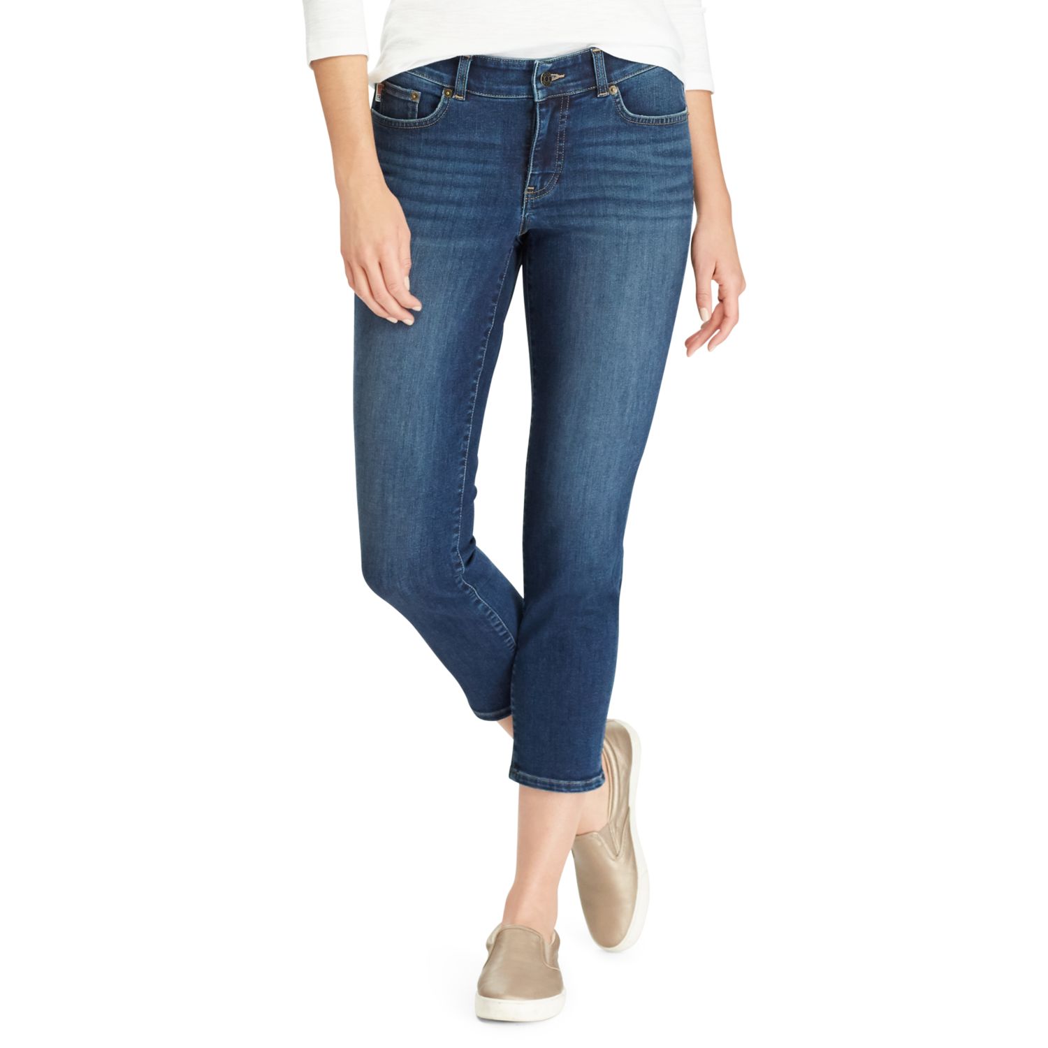 slim fit capri jeans