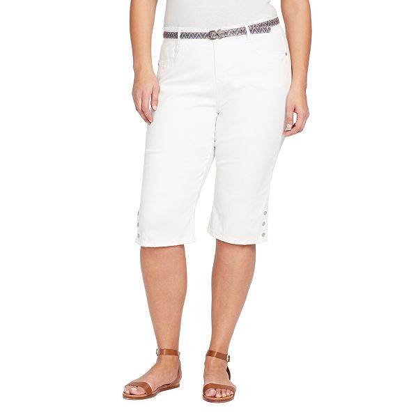 Plus Size Gloria Vanderbilt Sasha Skimmer Capris