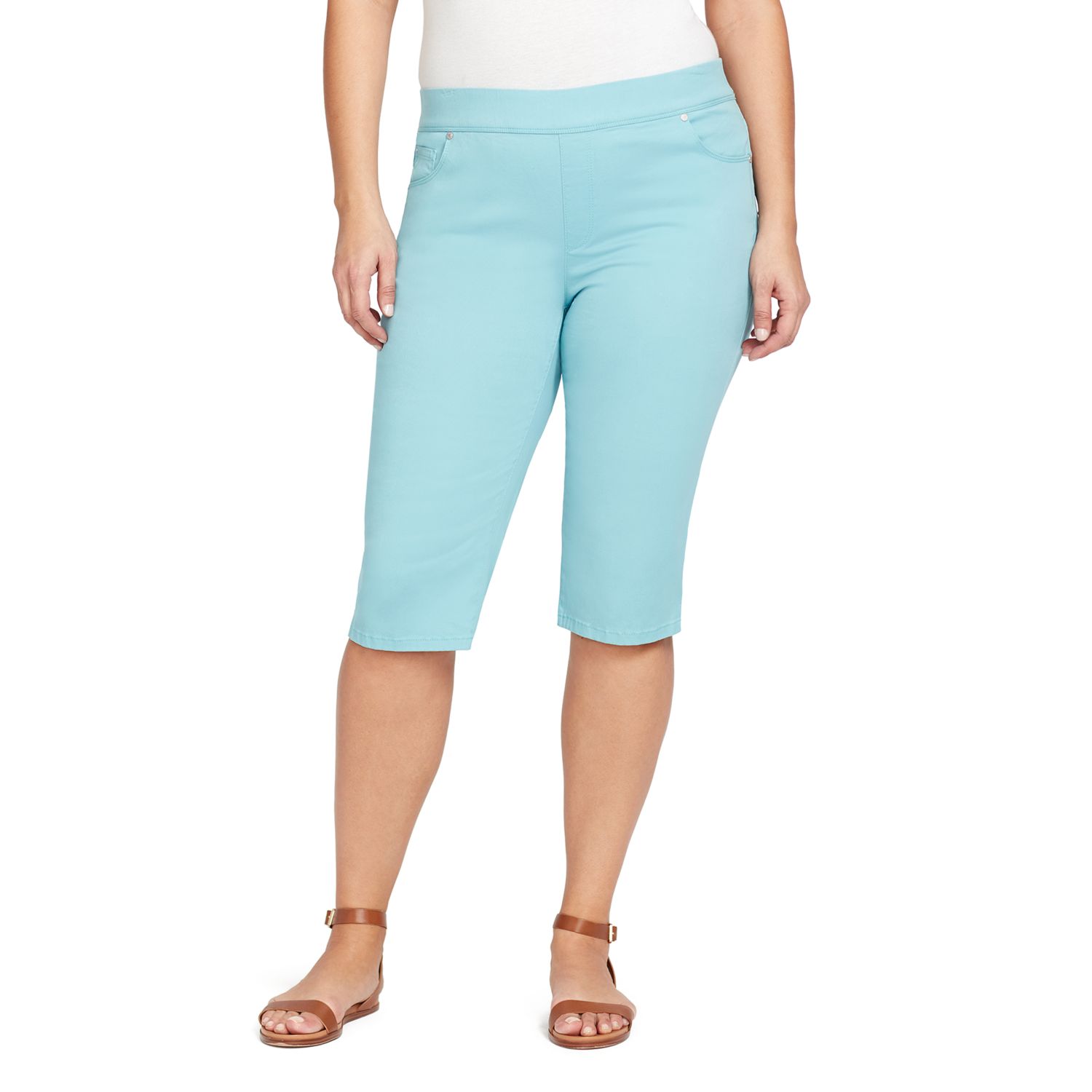 gloria vanderbilt avery pull on capris