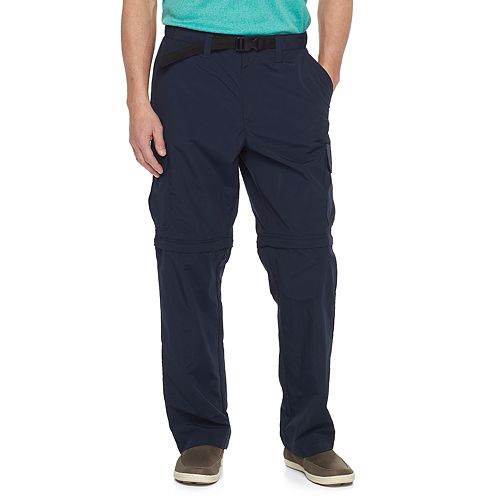 Men's Croft & Barrow® Classic-Fit Performance Stretch Belted Convertible Cargo Pants