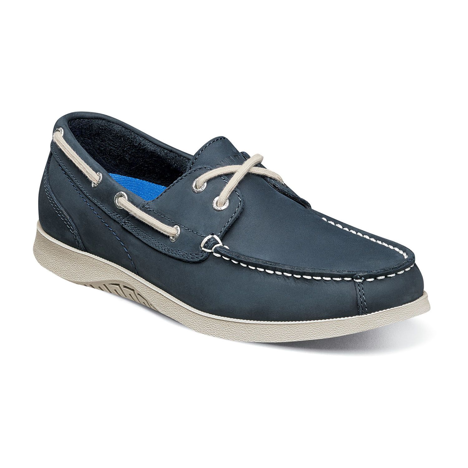 boat shoes men blue