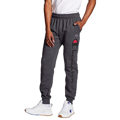 champion boy's classic script jogger pants
