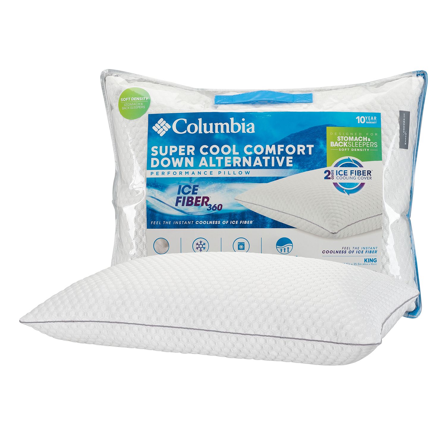 sleep renew down alternative pillow king