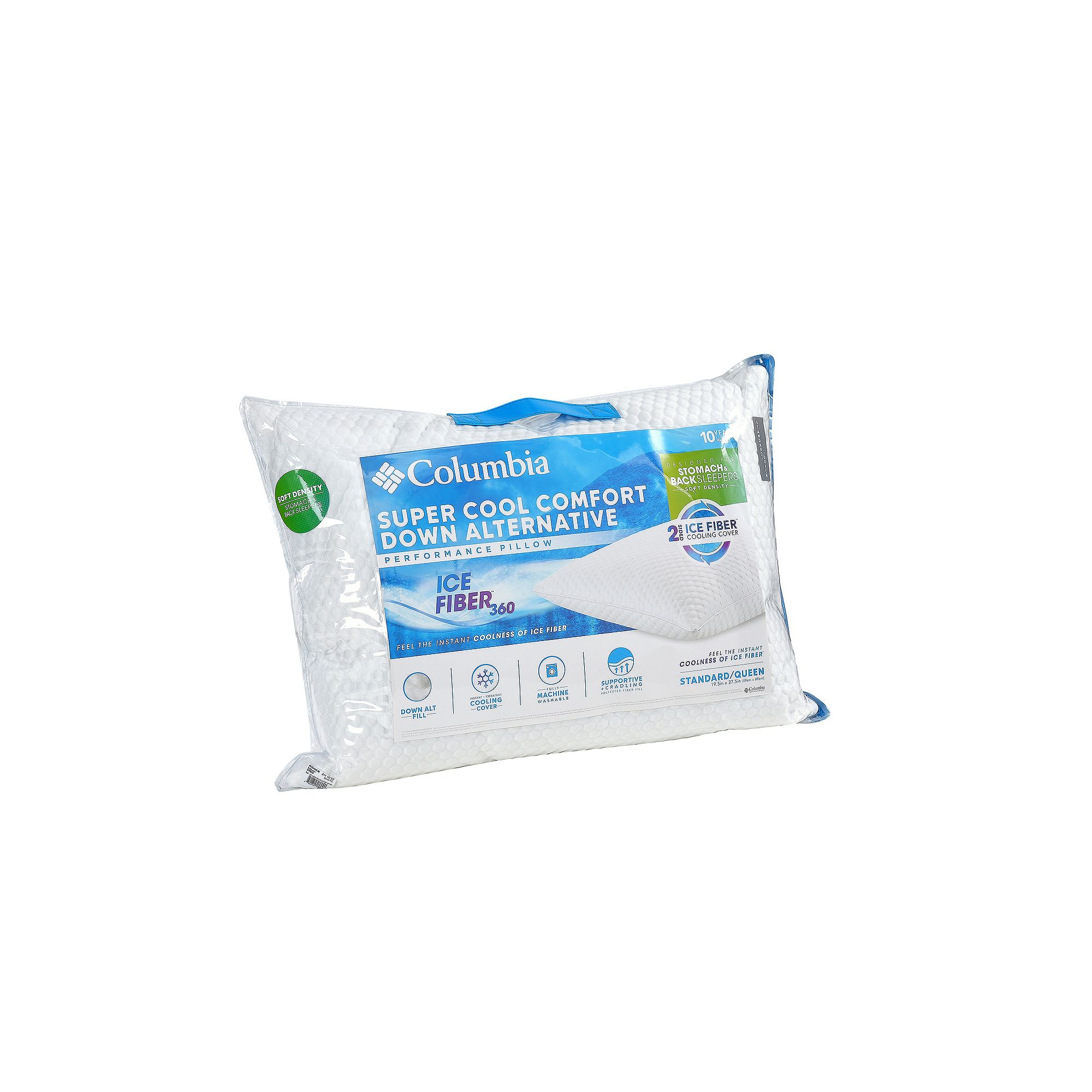 Columbia Super Cool Comfort Down Alternative Ice Fiber Back & Stomach Sleep