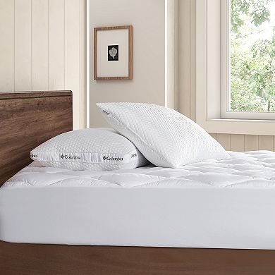 Columbia Super Cool Comfort Down Alternative Ice Fiber Back & Stomach Sleepers Pillow