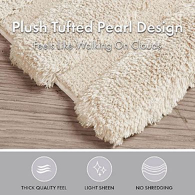 Madison Park Tufted Pearl Channel Bath Rug