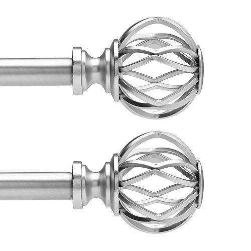 Umbra 2 Pack Cage Curtain Rod Set
