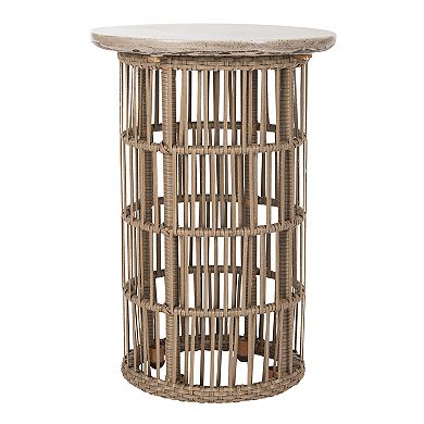 Safavieh Concrete Top Indoor / Outdoor End Table 