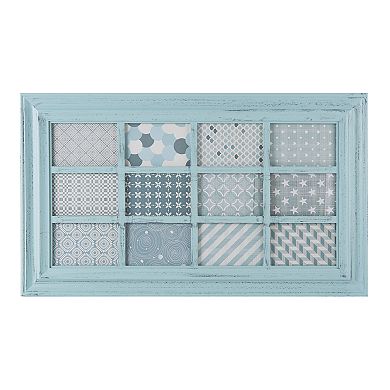 Melannco Window Pane 12-Opening 4" x 6" Collage Frame