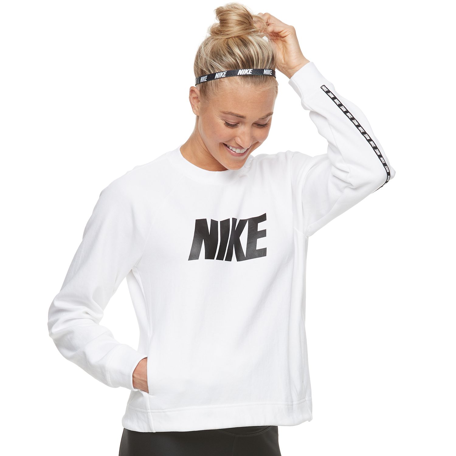 nike double futura crew sweatshirt