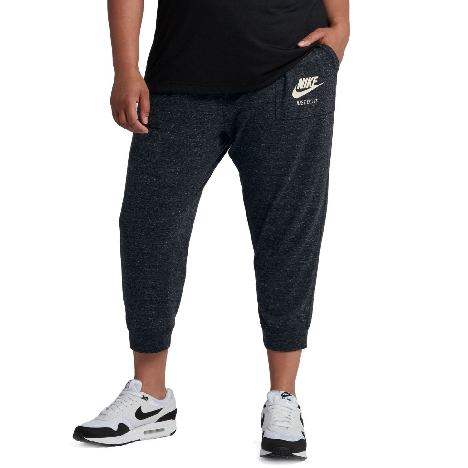 plus size nike vintage capris