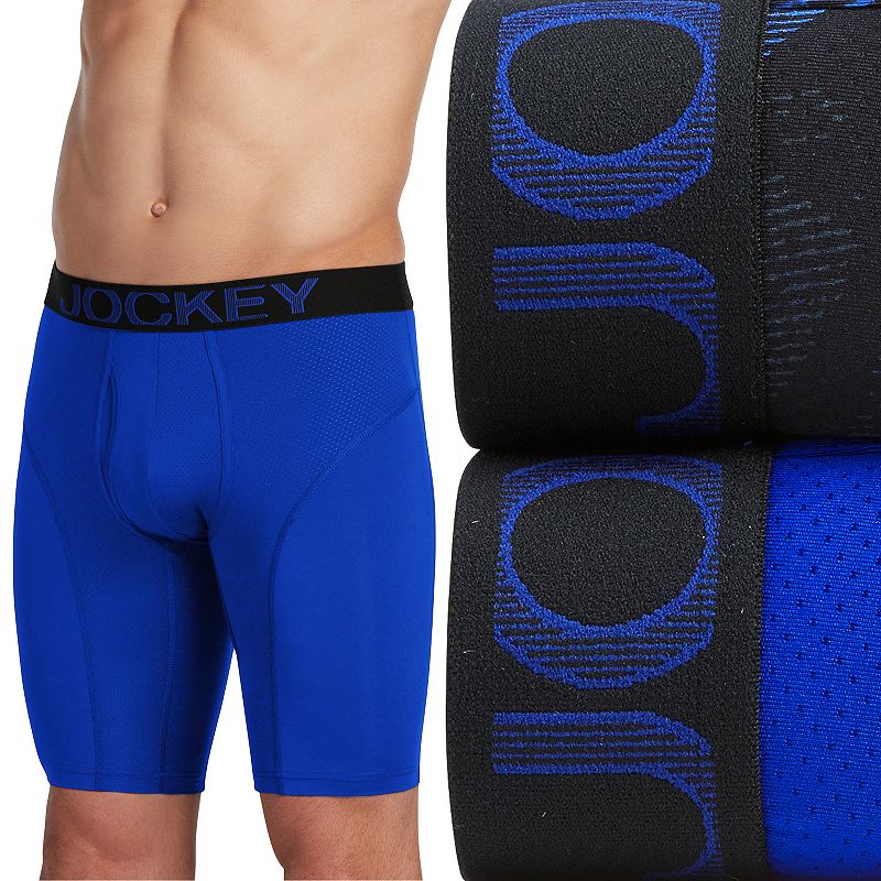 UPC 037882618955 product image for Men's Jockey 2-pack RapidCool Midway Briefs, Size: Large, Blue | upcitemdb.com